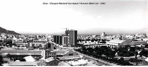 Oran - Choupot-Maraval - Vue depuis Avenue Albert 1er - 1961 